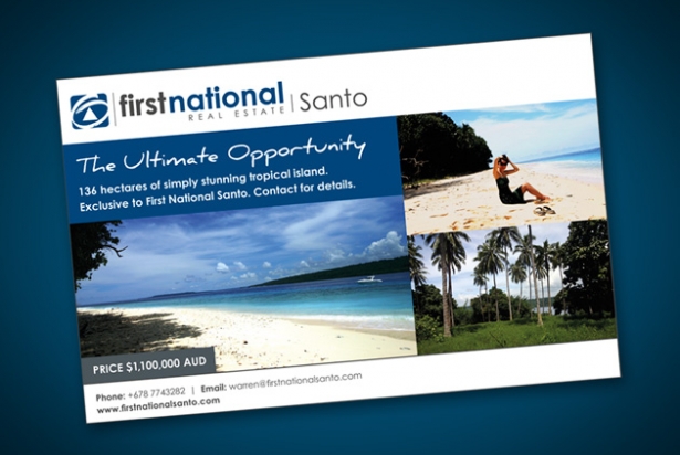 FNS Ultimate Opportunity Half Page Ad for Island Spirit Magazine