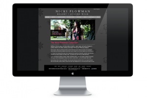 Sample of work done by tk:design for Nicki Plowman Ltd