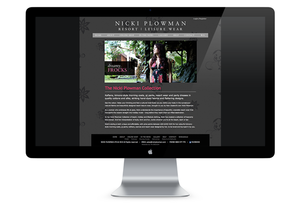 Nicki Plowman Website - Home Page